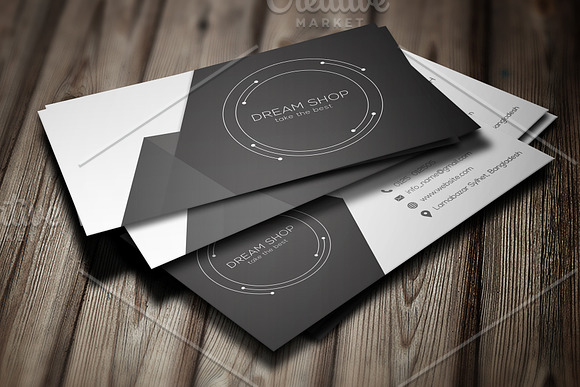 A Minimal Business Card in Business Card Templates - product preview 2
