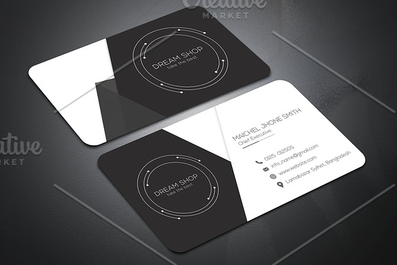 A Minimal Business Card in Business Card Templates - product preview 3