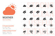 Weather & Forecast Filled Icon