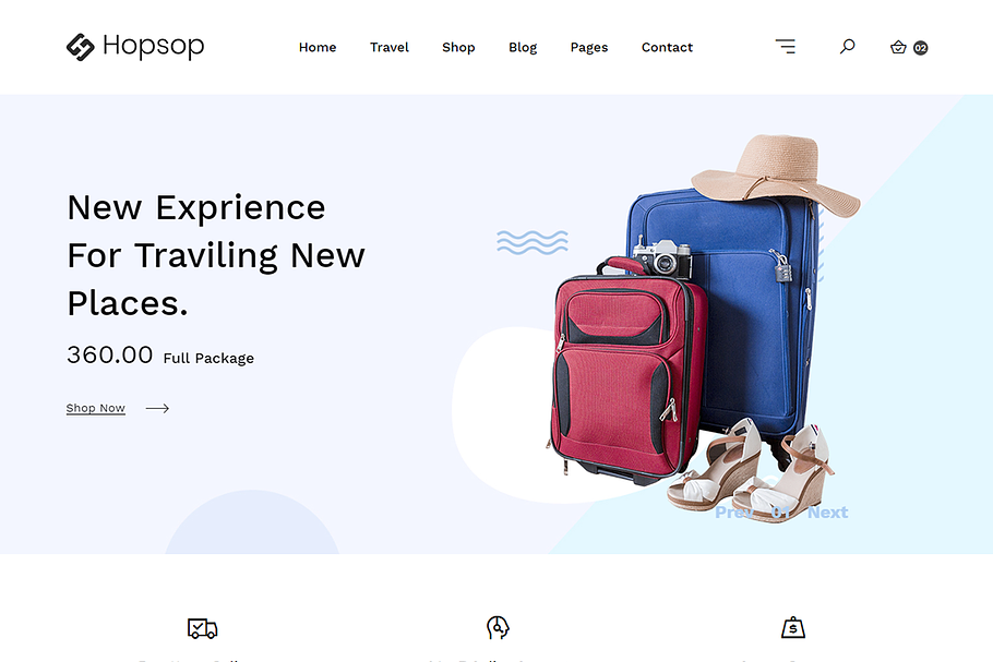 Hopsop - Travel Accessories Template in Bootstrap Themes - product preview 8