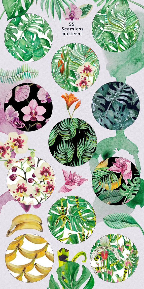 Tropical set in Patterns - product preview 1