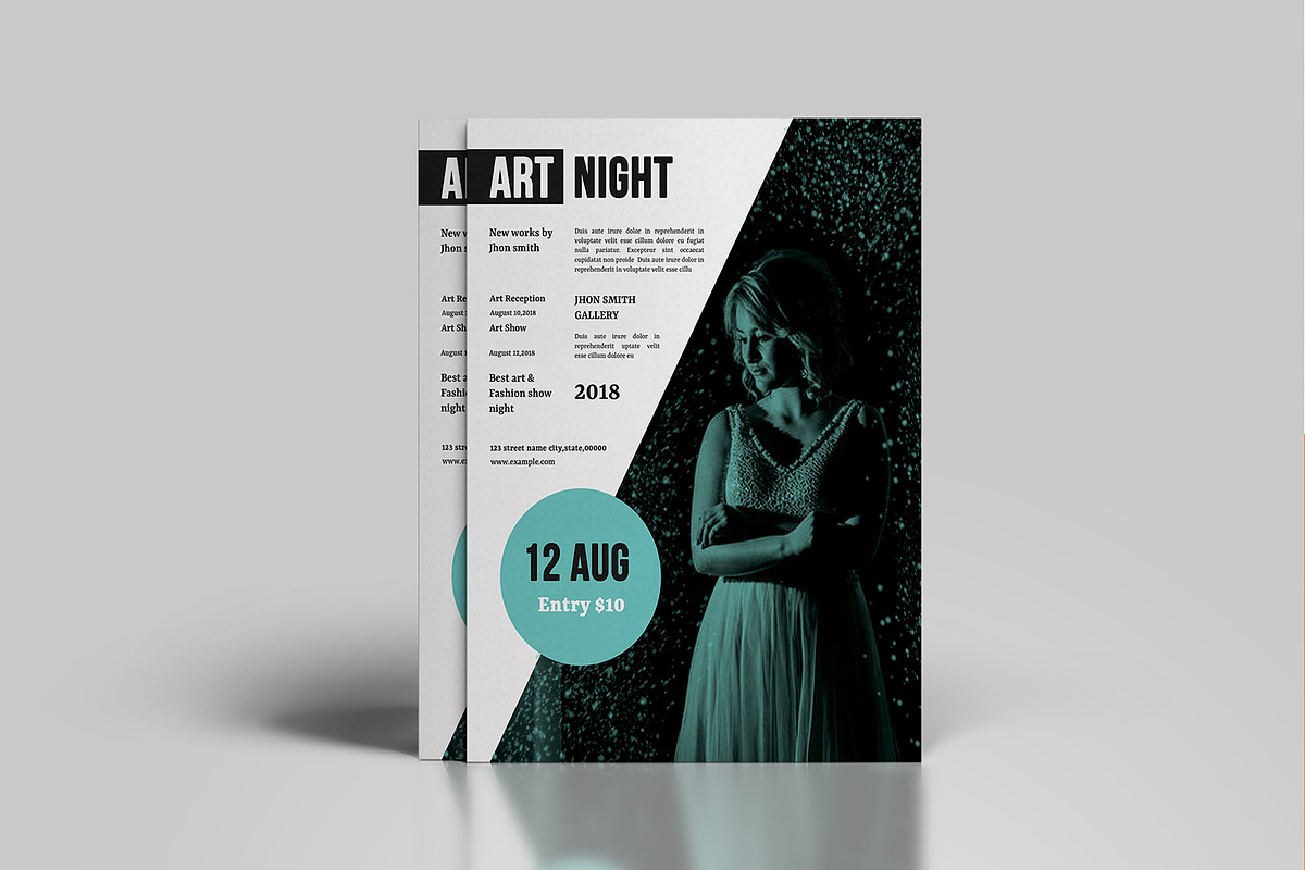 Fashion & ARt Flyer -V839 in Flyer Templates - product preview 8