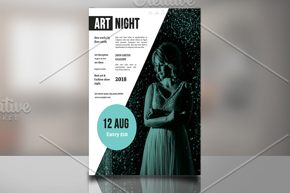 Fashion & ARt Flyer -V839 in Flyer Templates - product preview 1