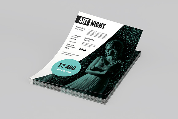 Fashion & ARt Flyer -V839 in Flyer Templates - product preview 3