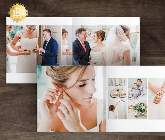 10x10 and 12x12 Photo Album PA001 in Magazine Templates - product preview 1