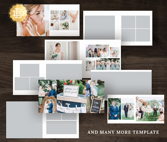 10x10 and 12x12 Photo Album PA001 in Magazine Templates - product preview 2