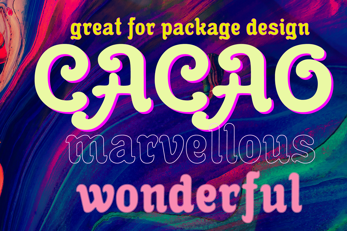 Cacao Font Packet in Display Fonts - product preview 8