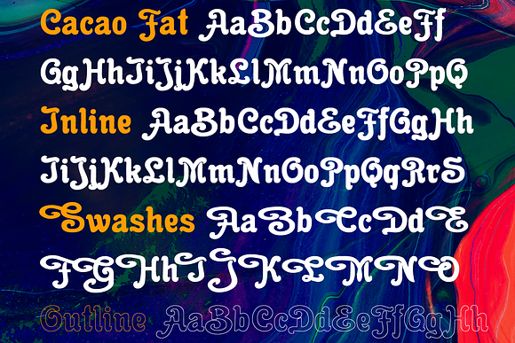 Cacao Font Packet in Display Fonts - product preview 3