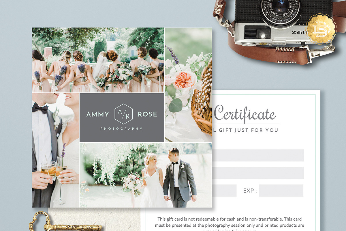 Gift Certificate Template GC001 in Stationery Templates - product preview 8