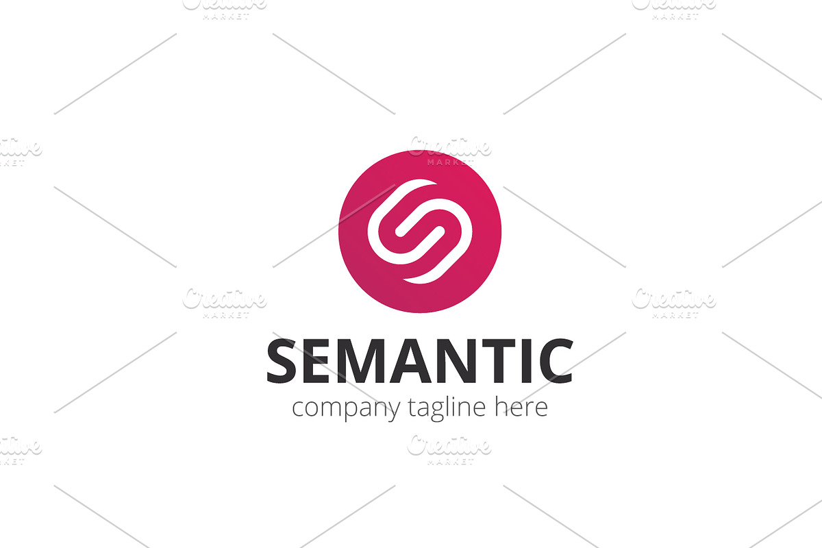 Semantic Letter S Logo in Logo Templates - product preview 8