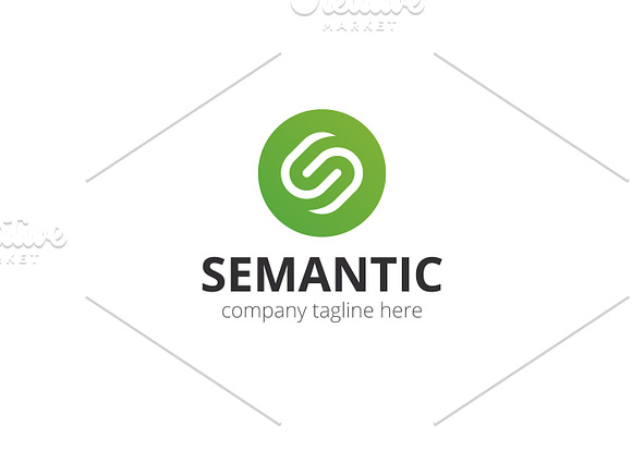 Semantic Letter S Logo in Logo Templates - product preview 1