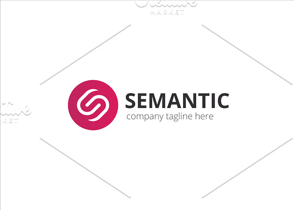 Semantic Letter S Logo in Logo Templates - product preview 2
