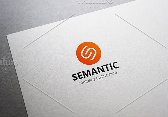 Semantic Letter S Logo in Logo Templates - product preview 3