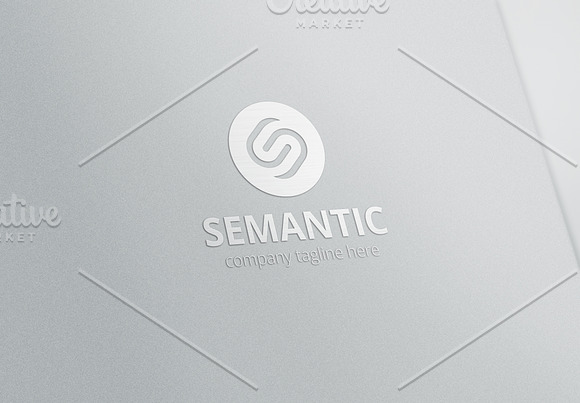 Semantic Letter S Logo in Logo Templates - product preview 4