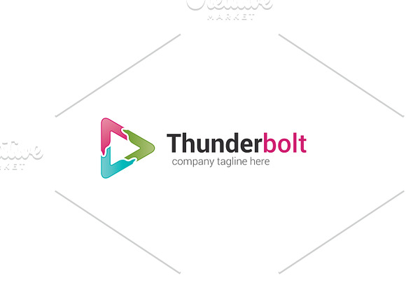 Thunderbolt Logo in Logo Templates - product preview 1