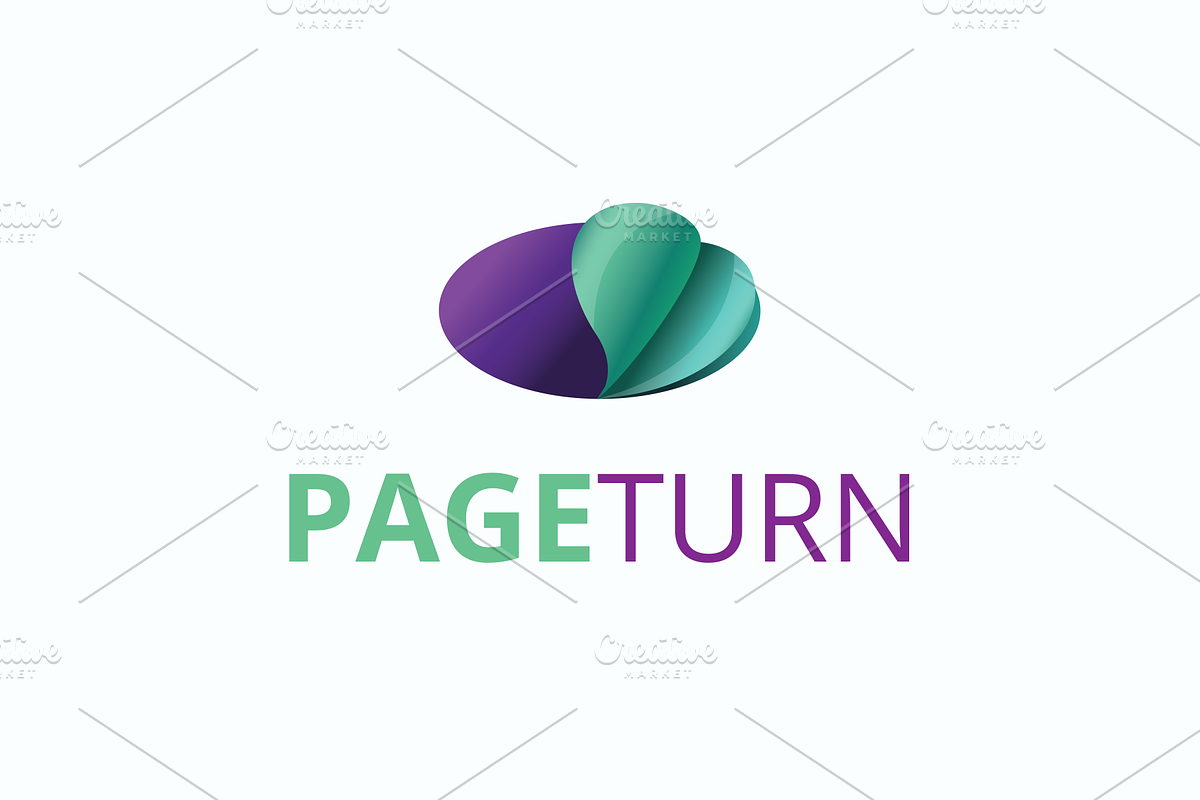 Page Turn Logo in Logo Templates - product preview 8