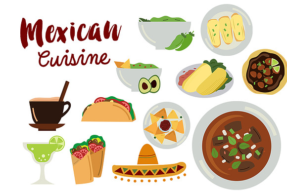 Mexican clip art, Tacos Clip art in Illustrations - product preview 1