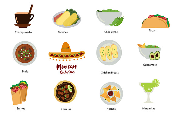 Mexican clip art, Tacos Clip art in Illustrations - product preview 2