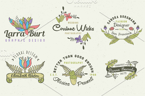 Herbal Mini Pack, Logos & Elements in Logo Templates - product preview 1