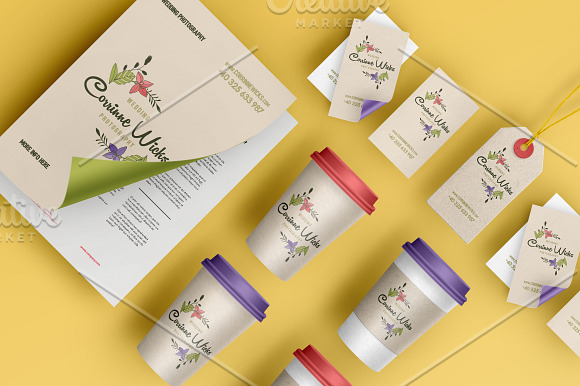Herbal Mini Pack, Logos & Elements in Logo Templates - product preview 3