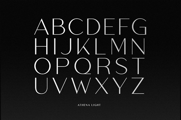 Athena - An Elegant Sans Serif in Elegant Fonts - product preview 9