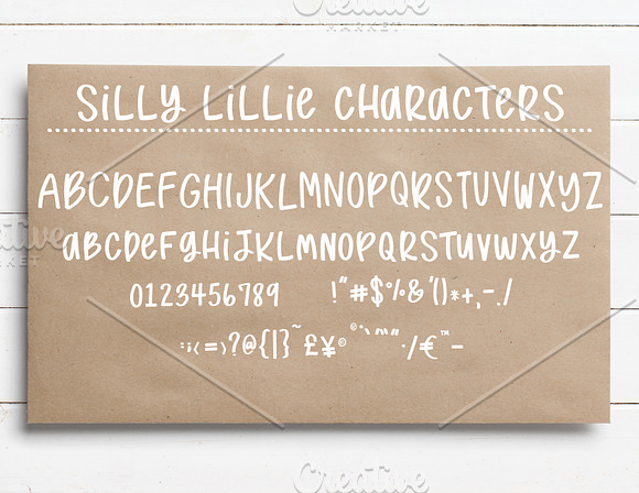 Silly Lillie:A fun handlettered font in Sans-Serif Fonts - product preview 4