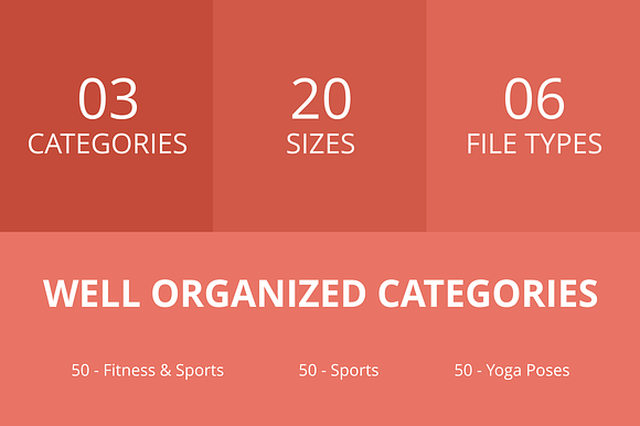 150 Fitness & Sports Line Icons in Graphics - product preview 2