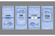 Samples of Fish menu Templates