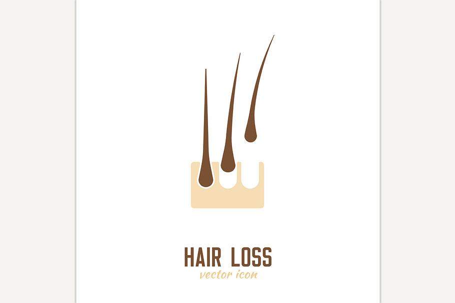 Hair loss icon in Graphics - product preview 8