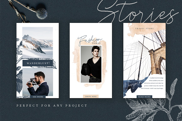 ANIMATED Instagram Watercolor Story in Instagram Templates - product preview 6