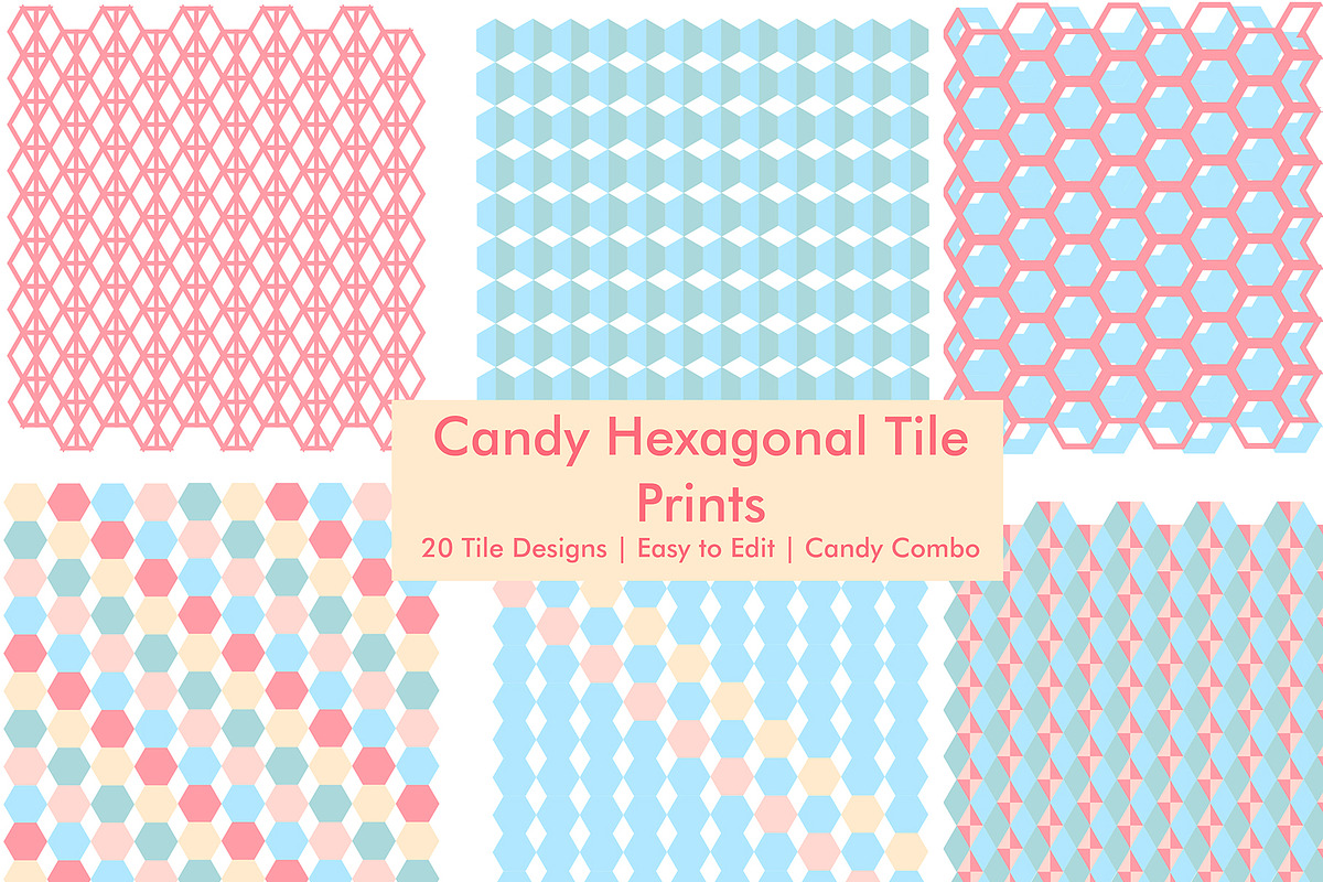Pastel Hexagon - Tiles & Patterns in Patterns - product preview 8