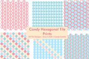 Pastel Hexagon - Tiles & Patterns