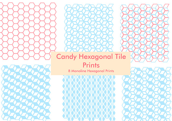 Pastel Hexagon - Tiles & Patterns in Patterns - product preview 5