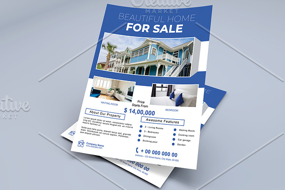 Real Estate Flyer V842 in Flyer Templates - product preview 1