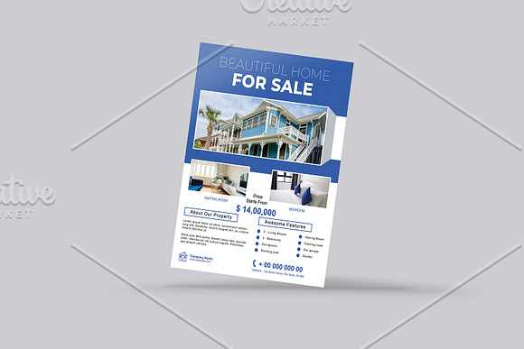 Real Estate Flyer V842 in Flyer Templates - product preview 3