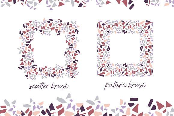 Terrazzo Vector Brushes in Photoshop Brushes - product preview 3