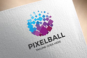 Pixel Ball Logo