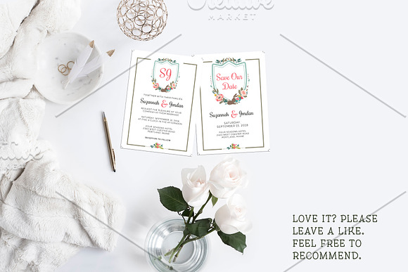 Monogram Wedding Suite in Wedding Templates - product preview 1