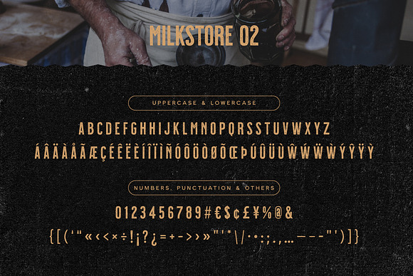 Milkstore Font Collection in Display Fonts - product preview 6