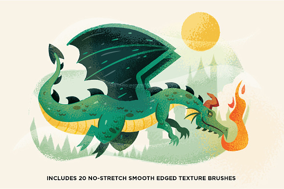 Gouache Shader Brushes | Illustrator in Photoshop Brushes - product preview 2