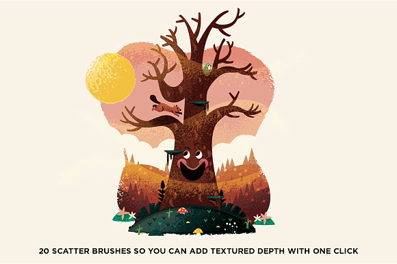 Gouache Shader Brushes | Illustrator in Photoshop Brushes - product preview 6