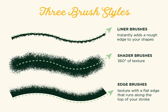 Gouache Shader Brushes | Illustrator in Photoshop Brushes - product preview 7