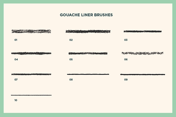 Gouache Shader Brushes | Affinity in Photoshop Brushes - product preview 8