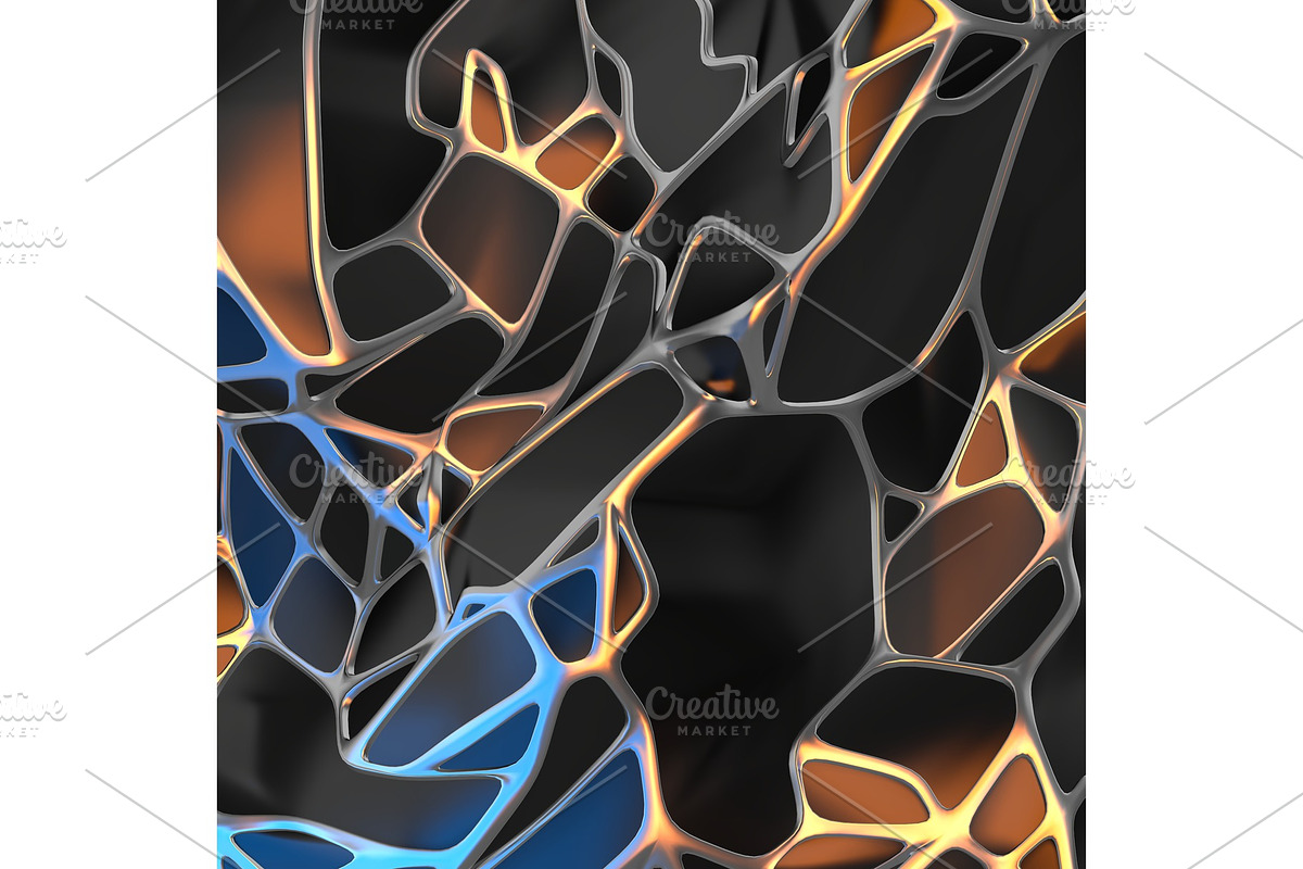 Abstract 3d rendering of chaotic in Illustrations - product preview 8