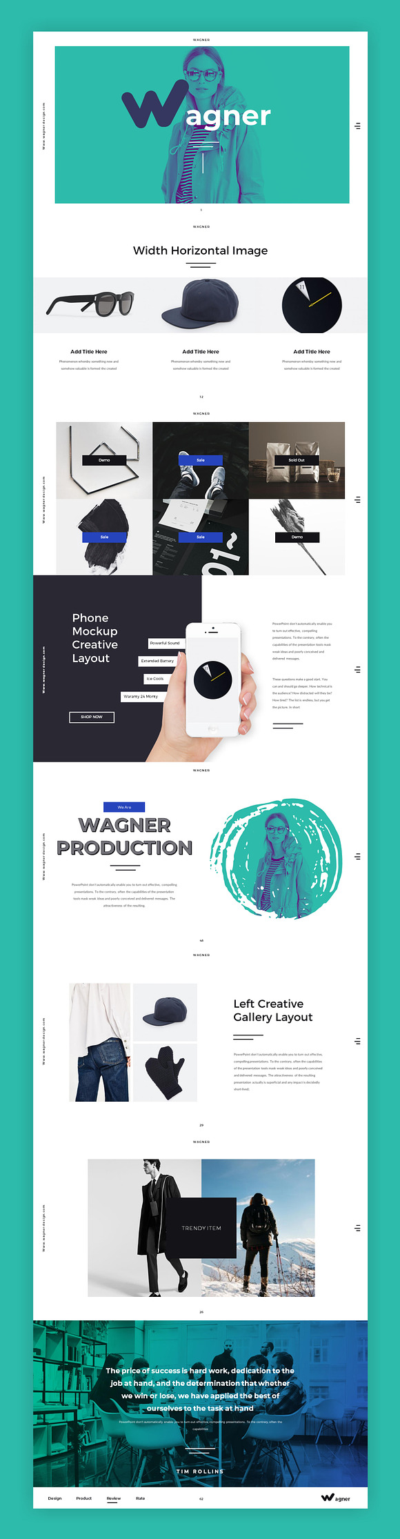 Wagner - Powerpoint Template in PowerPoint Templates - product preview 3