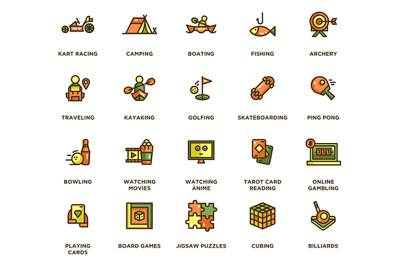 104 Hobby Icons in Graphics - product preview 4