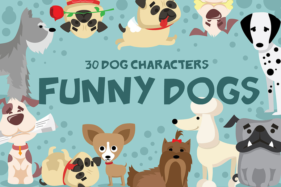 Funny Dogs in Illustrations - product preview 8