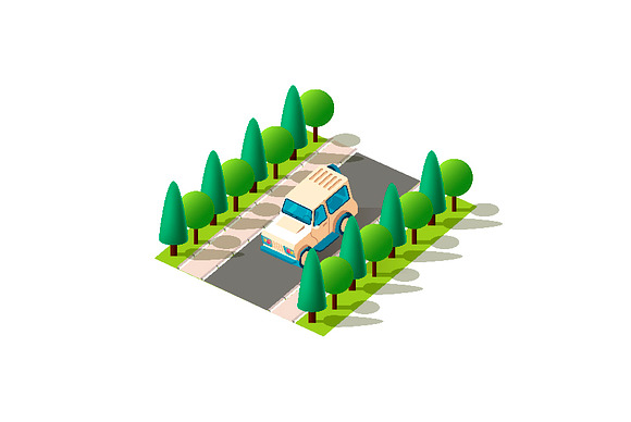 Set collection car in Illustrations - product preview 3