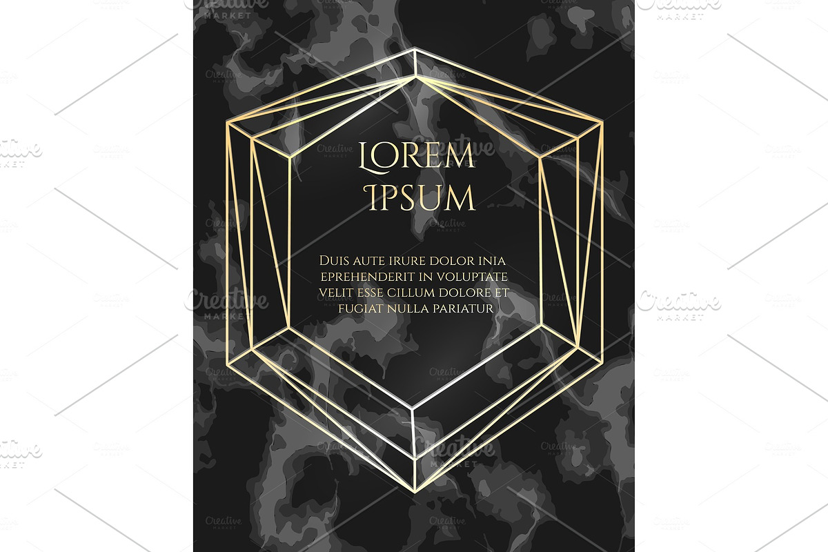 Polygonal marble background in Illustrations - product preview 8