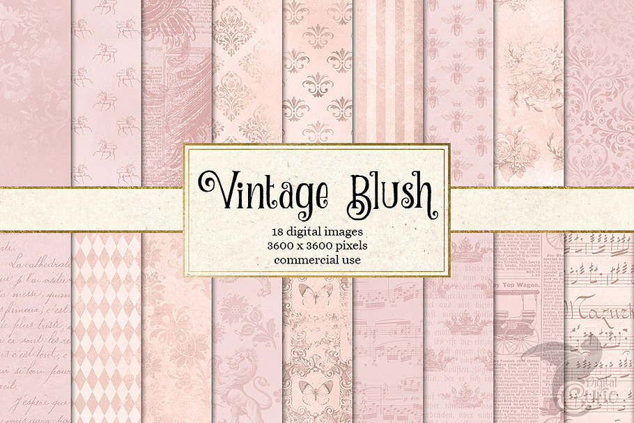 Vintage Blush Textures